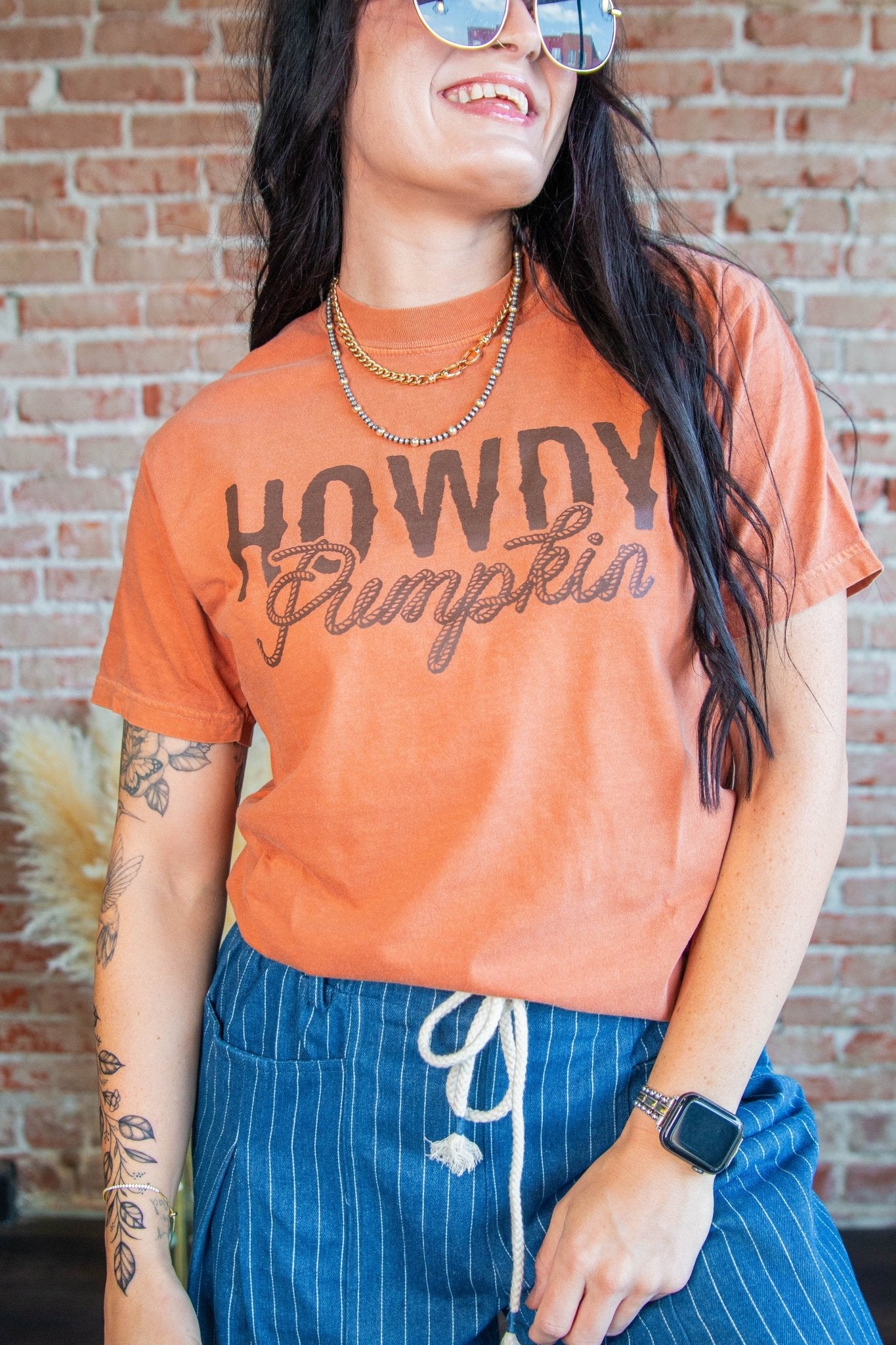 Howdy Pumpkin Graphic Tee - Southern Chic Tees & Boutique
