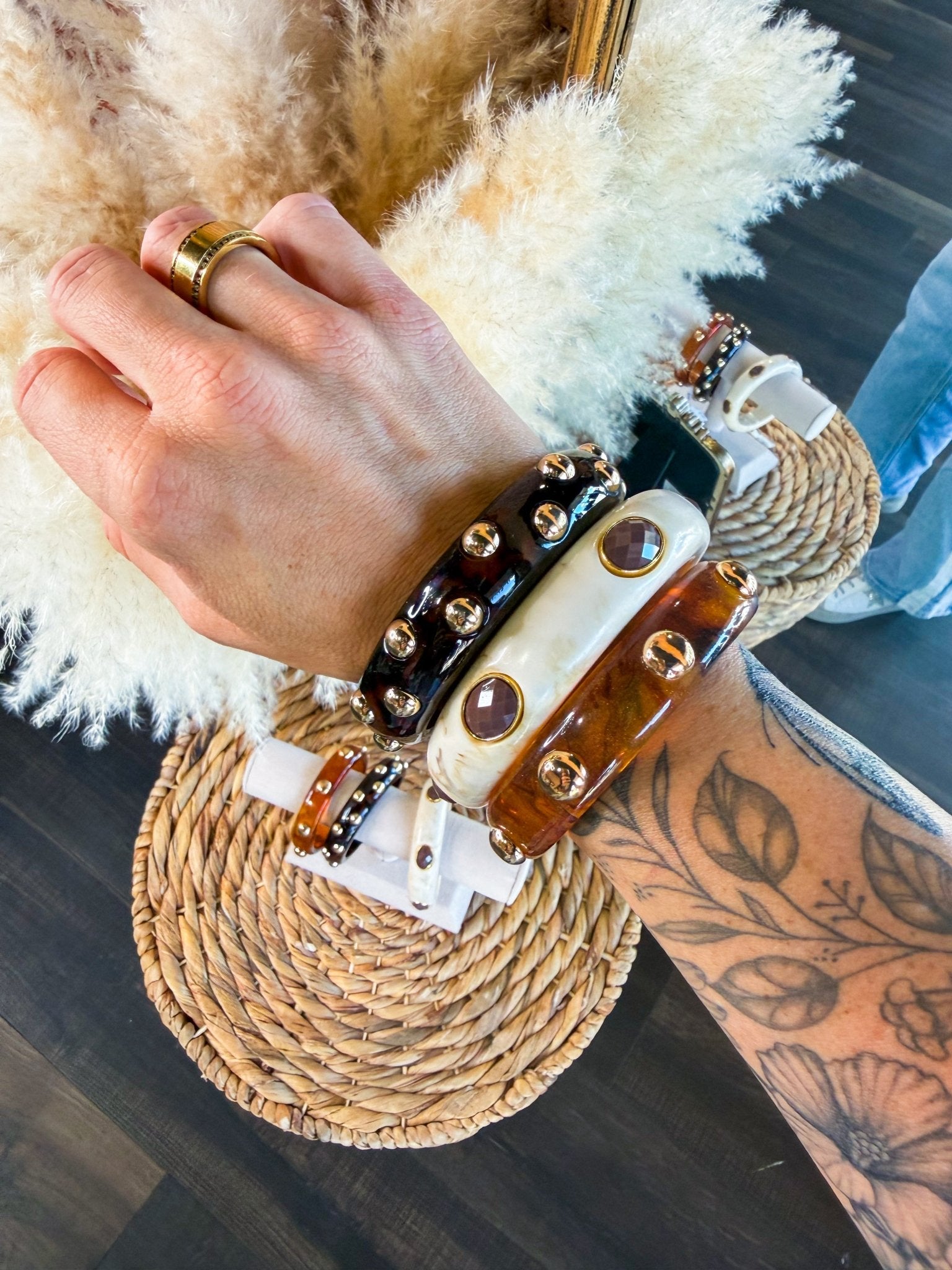 Ibiza Bangle | Tortoise - Southern Chic Tees & Boutique