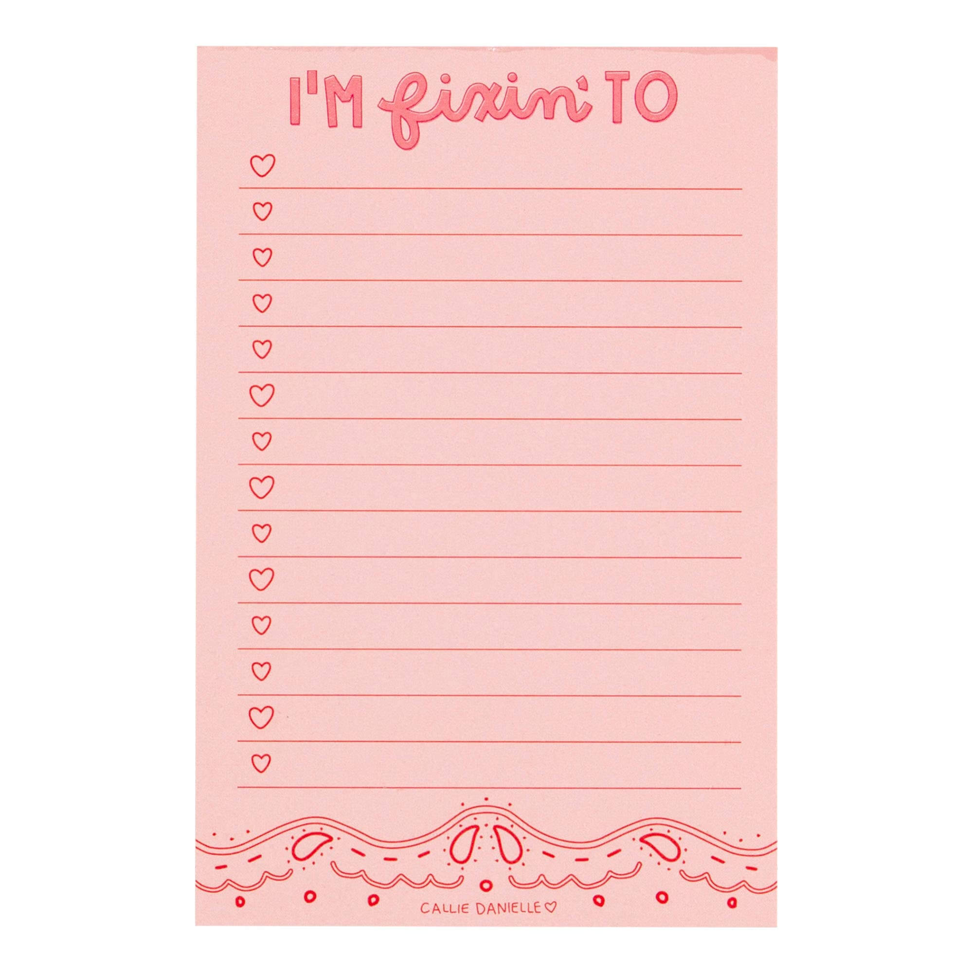 I'm Fixin To Southern Notepad - Southern Chic Tees & Boutique