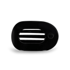 Jet Black Flat Round Teleties Clip - Southern Chic Tees & Boutique