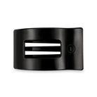 Jet Black Teleties Rectangle Flat Clip - Southern Chic Tees & Boutique