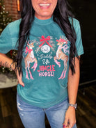 Jingle Horse Christmas Graphic Tee - Southern Chic Tees & Boutique
