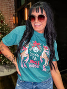 Jingle Horse Christmas Graphic Tee - Southern Chic Tees & Boutique