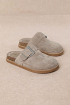 Josephine Studded Mules | Grey - Southern Chic Tees & Boutique