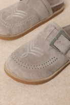 Josephine Studded Mules | Grey - Southern Chic Tees & Boutique