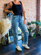 Judy Blue HW Magic Slim Straight Jean - Southern Chic Tees & Boutique