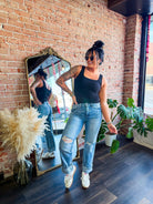 Judy Blue HW Magic Slim Straight Jean - Southern Chic Tees & Boutique