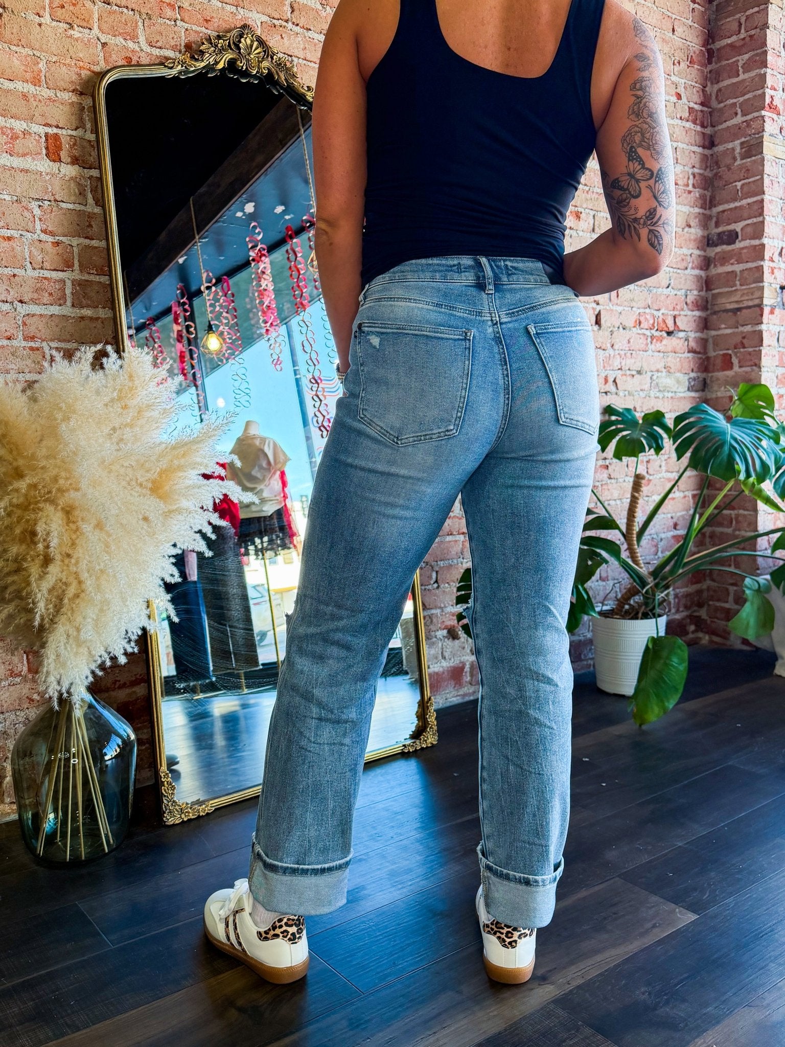 Judy Blue HW Magic Slim Straight Jean - Southern Chic Tees & Boutique