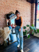 Judy Blue HW Magic Slim Straight Jean - Southern Chic Tees & Boutique