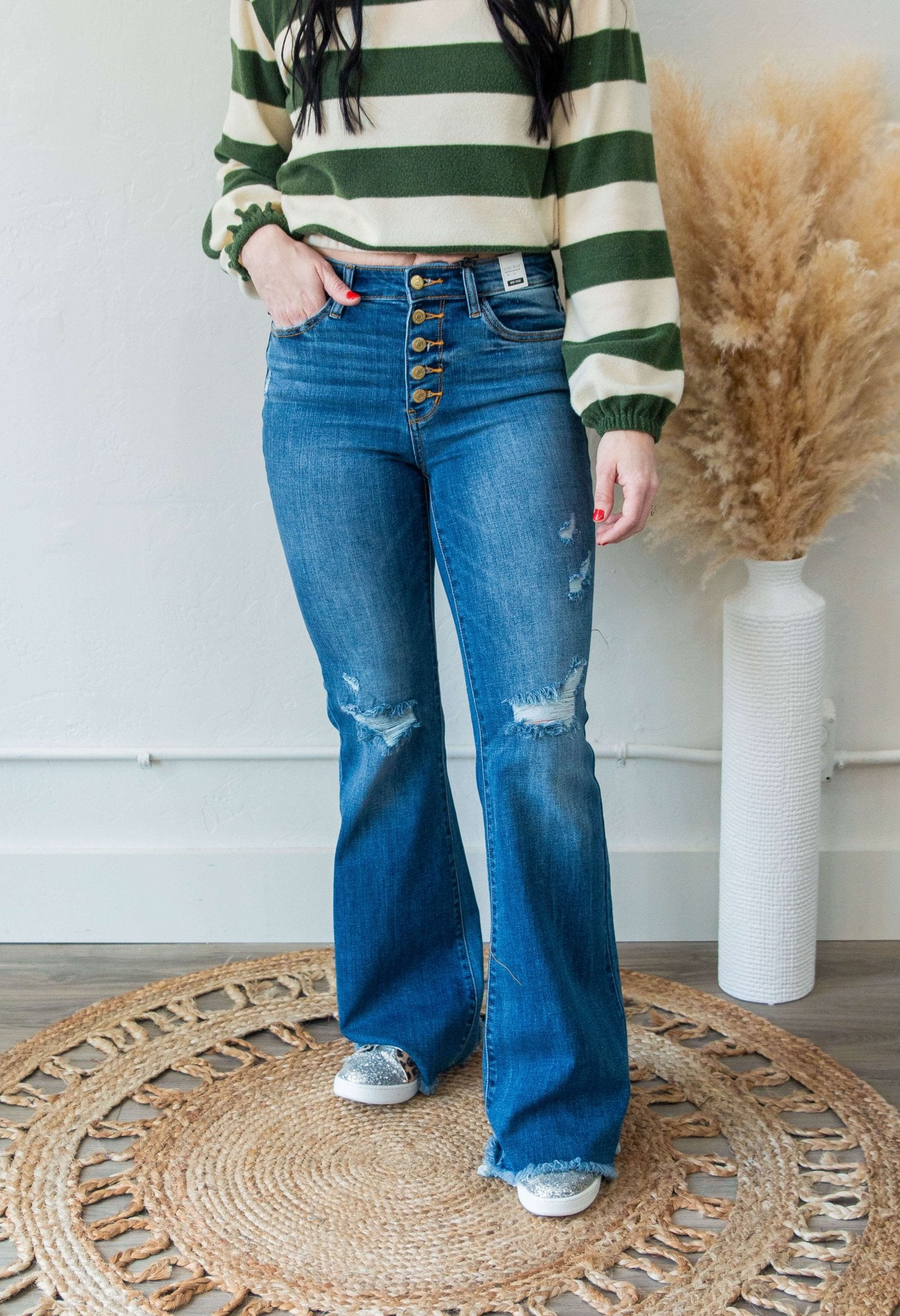 Judy Blue Midrise Flare - Southern Chic Tees & Boutique