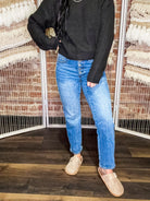 Judy Blue MR Slim Straight Rigid Magic Jean - Southern Chic Tees & Boutique