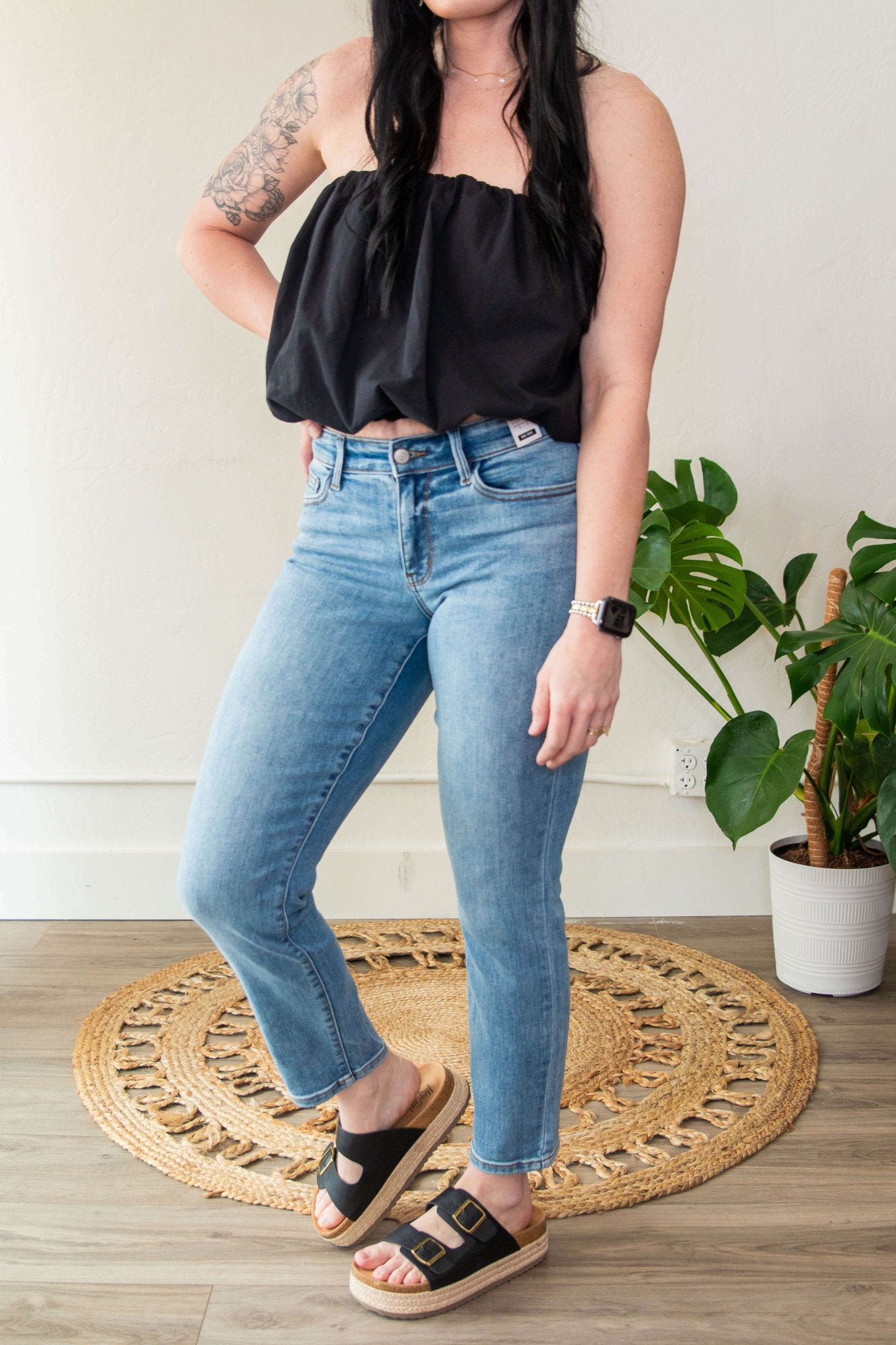 Judy Blue MR Vintage Wash Slim Fit w/ Cell Phone Pocket - Southern Chic Tees & Boutique