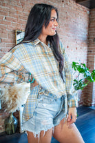 Kambrie Relaxed Patchwork Plaid Flannel Shirt - Southern Chic Tees & Boutique
