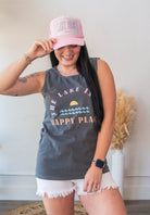Lake Happy Place Graphic Tank - Southern Chic Tees & Boutique