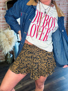 Leopard Flared Skort - Southern Chic Tees & Boutique