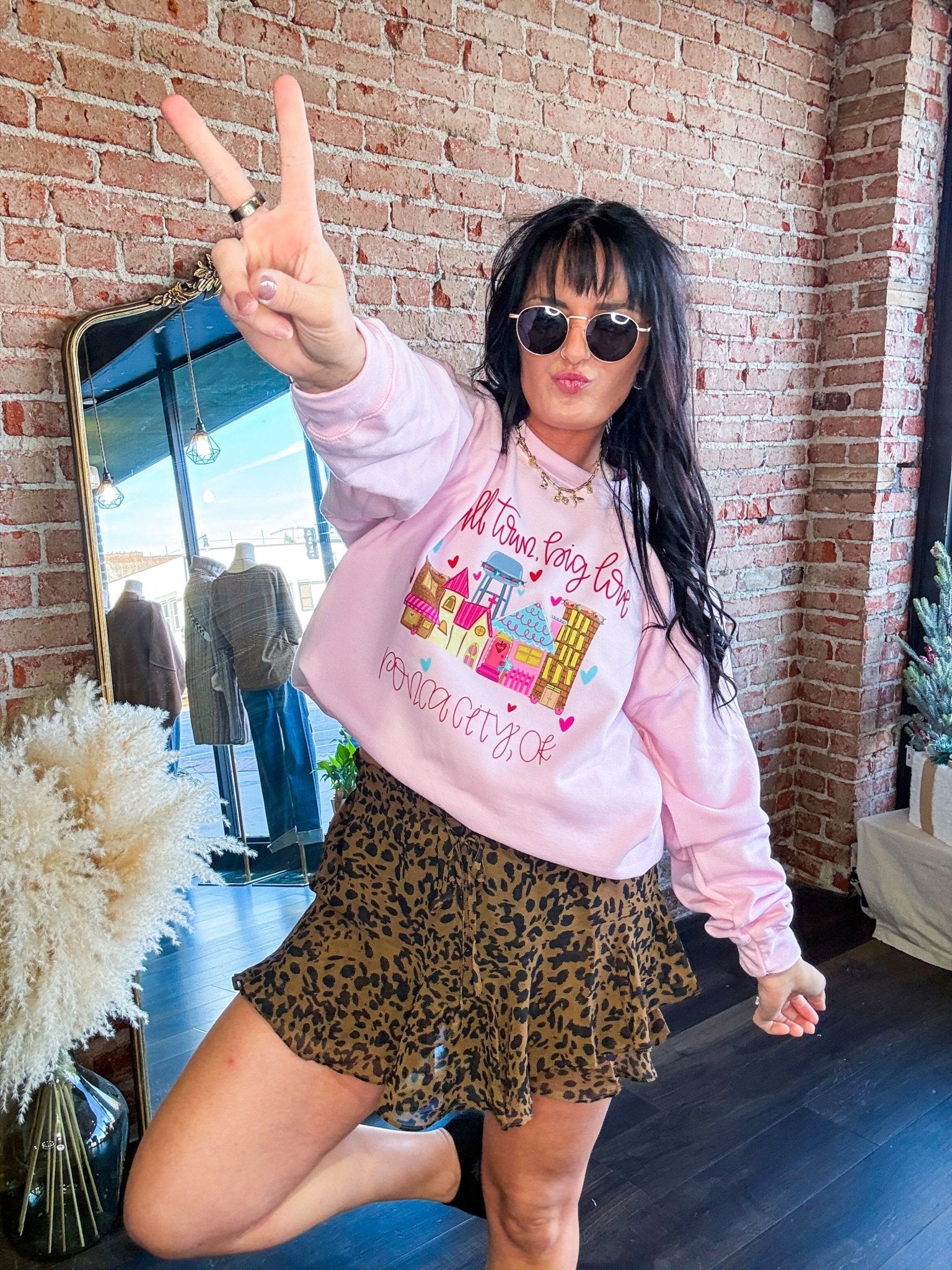 Leopard Flared Skort - Southern Chic Tees & Boutique