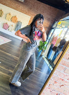 Leopard Print High Rise Flare Jeans - Southern Chic Tees & Boutique