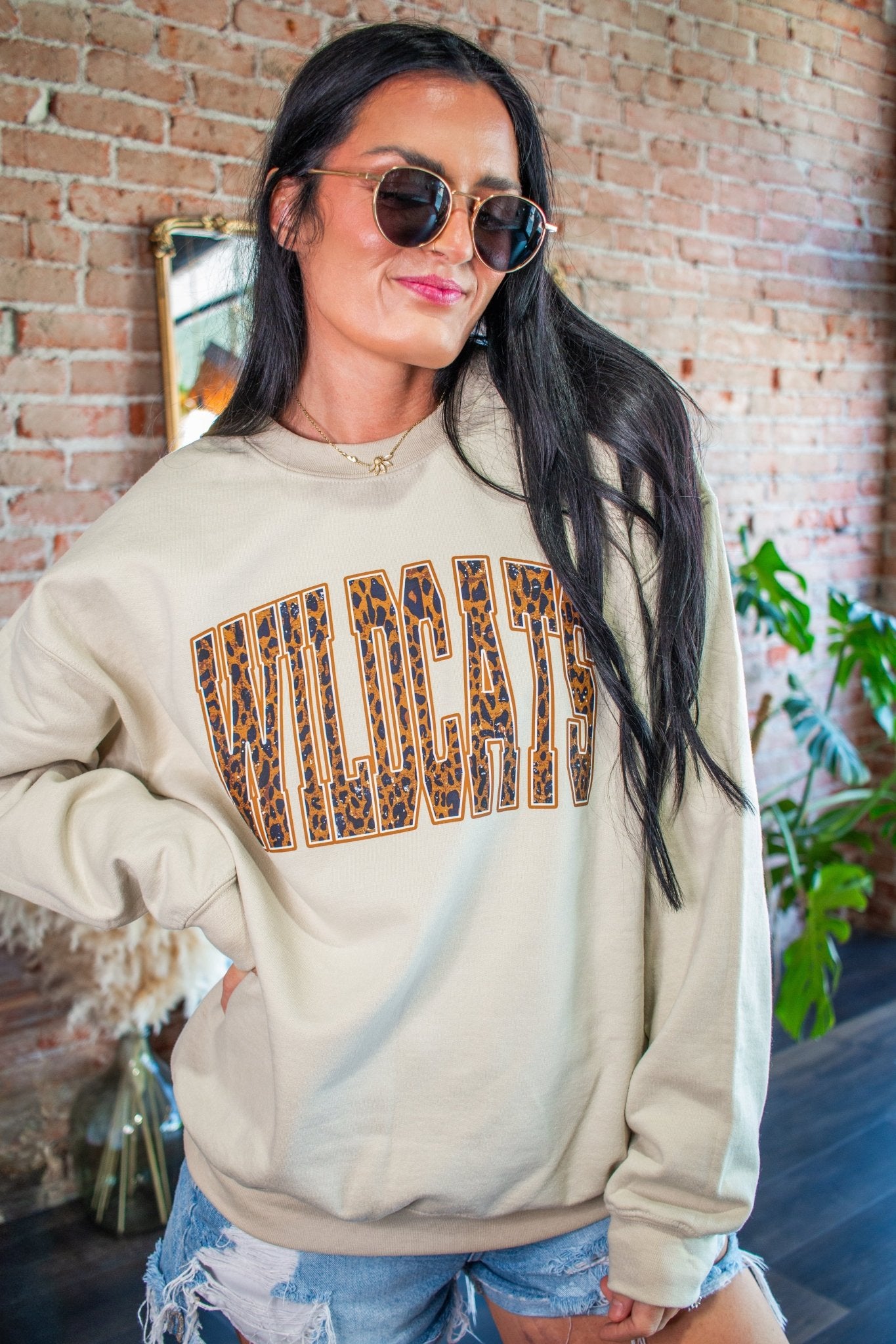 Leopard Wildcats Graphic Sweatshirt - Southern Chic Tees & Boutique