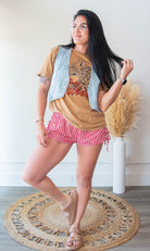 Light Wash Denim Cowgirl Vest - Southern Chic Tees & Boutique