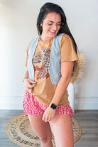 Light Wash Denim Cowgirl Vest - Southern Chic Tees & Boutique