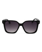 Linny - Women's Oversized Horn Frame Sunglasses: Black - Southern Chic Tees & Boutique