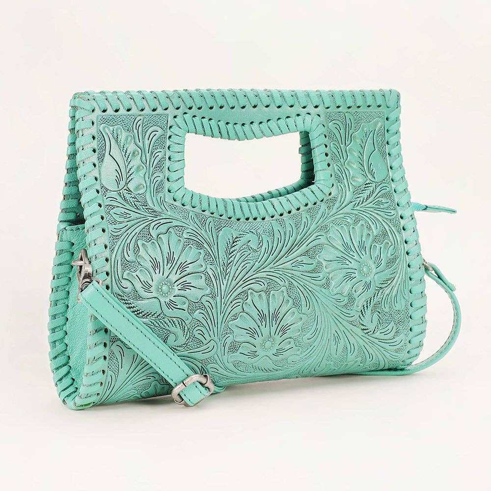 Loyal West Alma Medium Bag Turquoise - Southern Chic Tees & Boutique