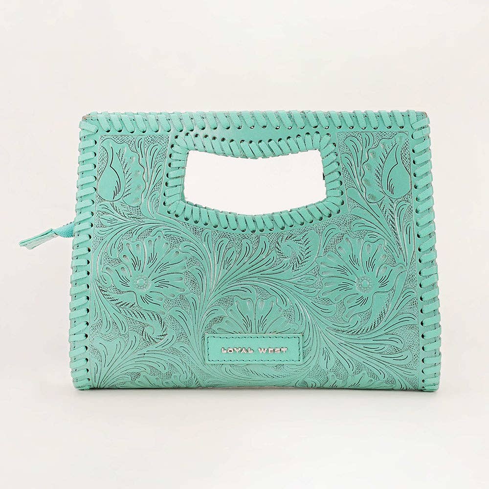 Loyal West Alma Medium Bag Turquoise - Southern Chic Tees & Boutique