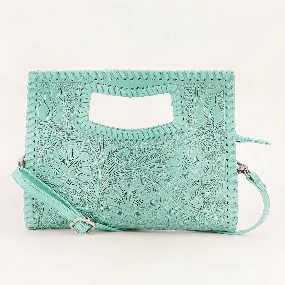 Loyal West Alma Medium Bag Turquoise - Southern Chic Tees & Boutique