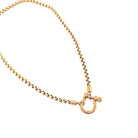 Lucky Me Horseshoe Toggle Necklace - Gold - Southern Chic Tees & Boutique