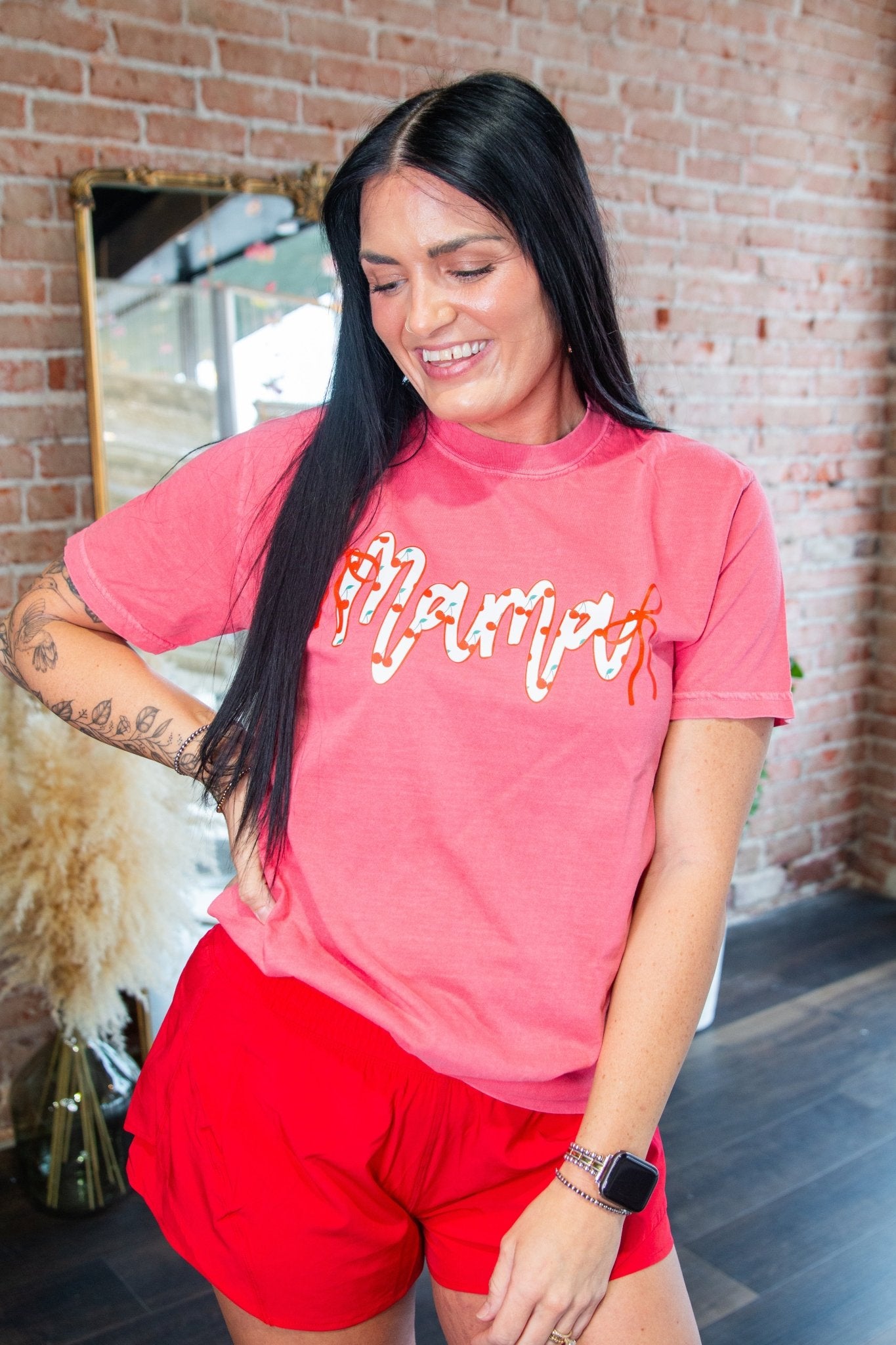 Mama Cherries Graphic Tee - Southern Chic Tees & Boutique