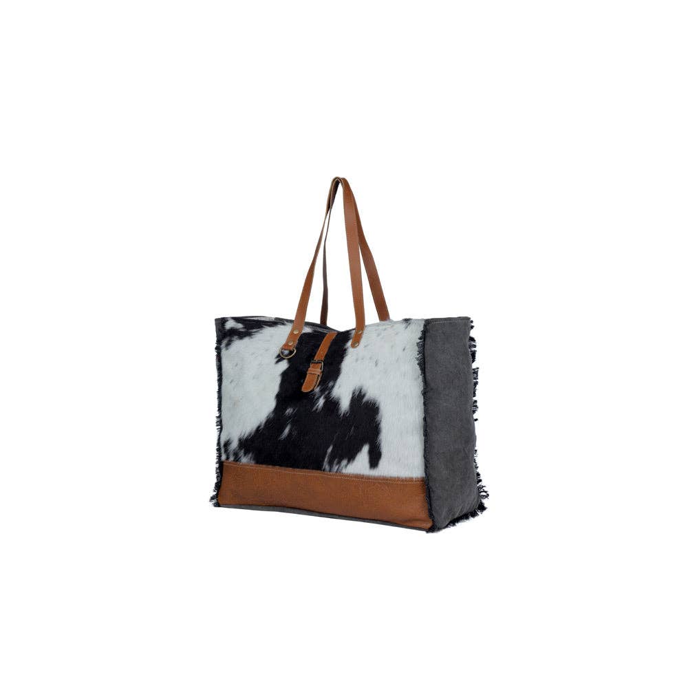 Matty Affair Canvas & Hairon Bag - Southern Chic Tees & Boutique