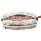 Meadow Song Cotton & Leather Crossbody Bag in Lemon Blossom: Lemon Blossom - Southern Chic Tees & Boutique