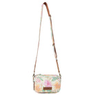 Meadow Song Cotton & Leather Crossbody Bag in Lemon Blossom: Lemon Blossom - Southern Chic Tees & Boutique