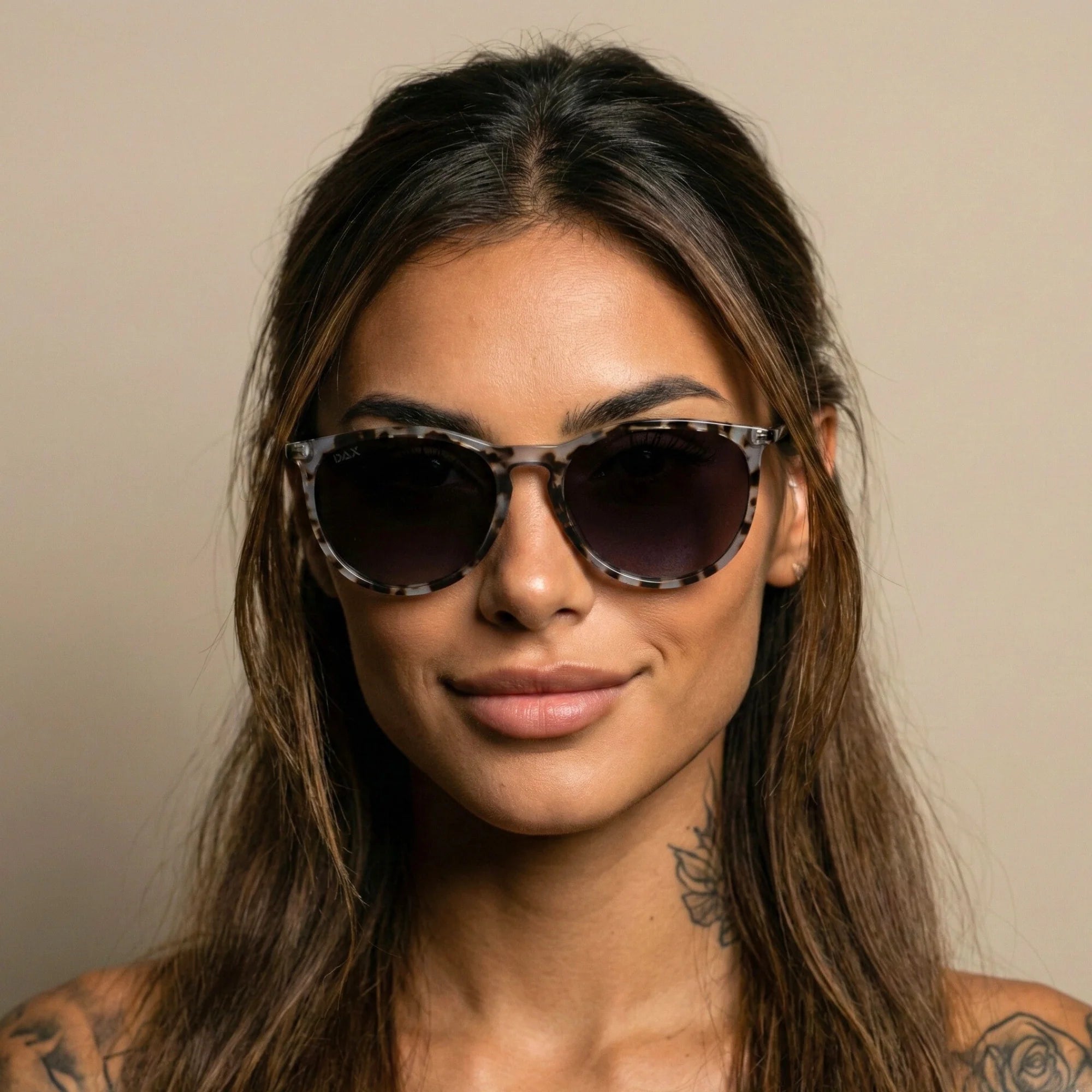 Midnight - Women's Polarized Medium Horn Sunglasses: Ash - Southern Chic Tees & Boutique