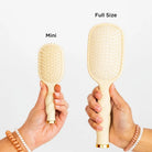 Mini Detangler Hair Brush for Medium Hair - Tan - Mini - Southern Chic Tees & Boutique