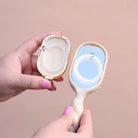 Mini Detangler Hair Brush for Medium Hair - Tan - Mini - Southern Chic Tees & Boutique