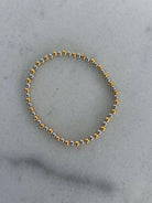 Mixed Metal Muse: Two - Toned 18k Gold Beaded Stacking Bracelet - Southern Chic Tees & Boutique