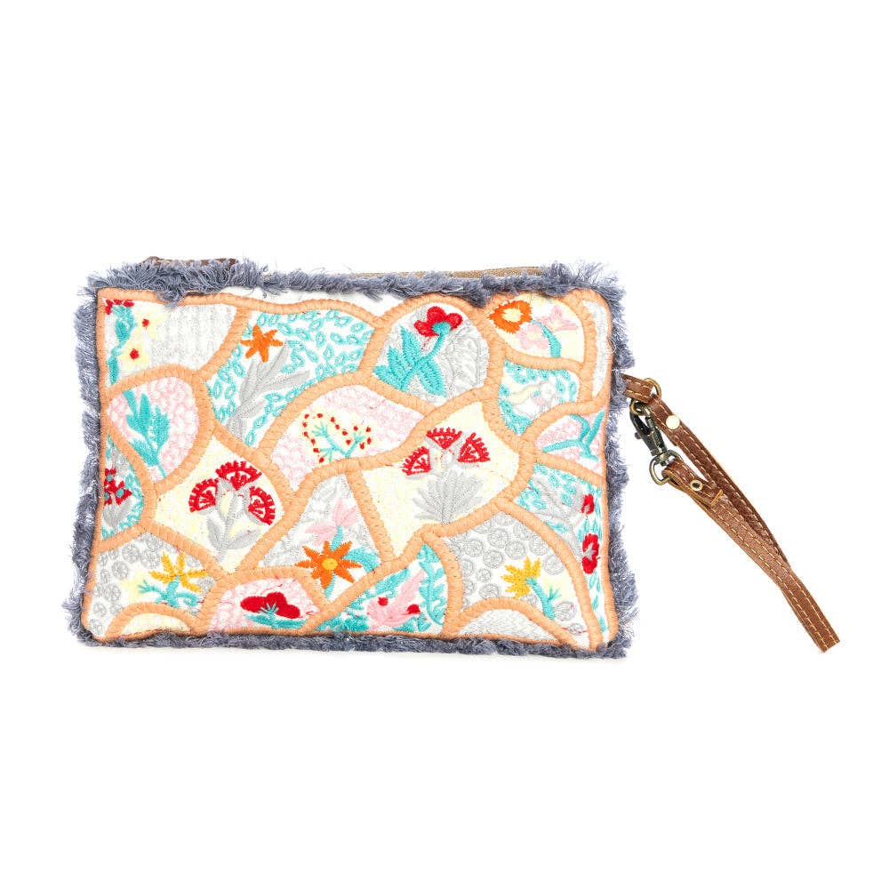 Mosaic Garden Clutch Pouch - Southern Chic Tees & Boutique