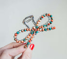 Natural Stone Bow Claw Clip - Southern Chic Tees & Boutique