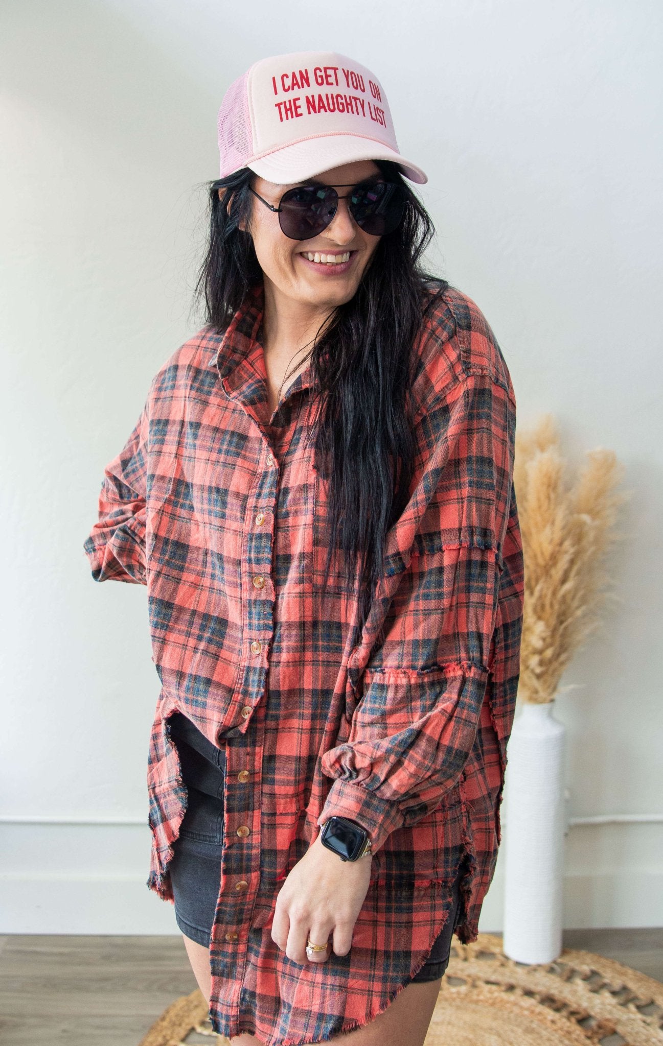 Naughty List Trucker Hat - Southern Chic Tees & Boutique