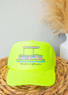 Neon Boatin' Trucker Hat - Southern Chic Tees & Boutique