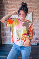 Neon Roundup: Bright Boots Western Waffle Top - Southern Chic Tees & Boutique