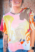 Neon Roundup: Bright Boots Western Waffle Top - Southern Chic Tees & Boutique