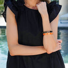 Oklahoma State Cowboys Enamel Hinge Bangle : Black - Southern Chic Tees & Boutique