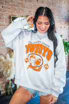 Oklahoma State Cowboys Gridiron Mock Neck Sweatshirt – Ash Gray - Southern Chic Tees & Boutique
