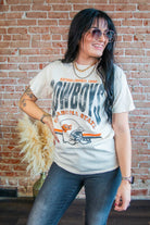 OSU Cowboys Established Helmet Thrifted Tee - Southern Chic Tees & Boutique