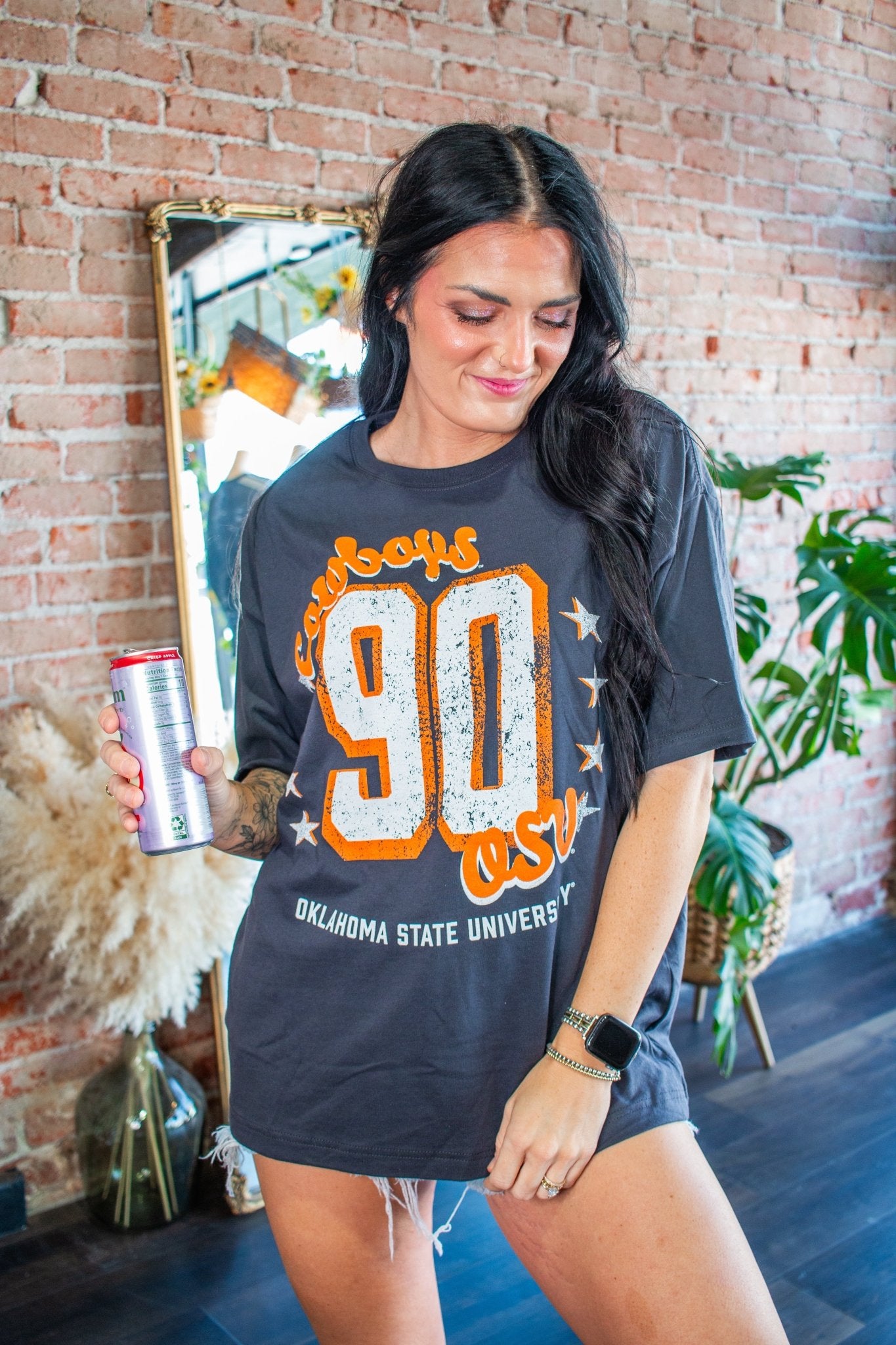 OSU Cowboys Jersey Patch Heavyweight Tee – Official Oklahoma State Apparel - Southern Chic Tees & Boutique