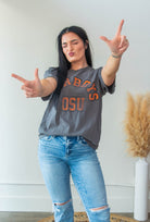 OSU Cowboys Thrifted Tee - Southern Chic Tees & Boutique