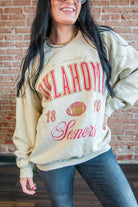 OU Sooners Thrifted Sweatshirt - Southern Chic Tees & Boutique