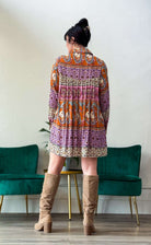 Paisley Print Shirt Dress - Southern Chic Tees & Boutique